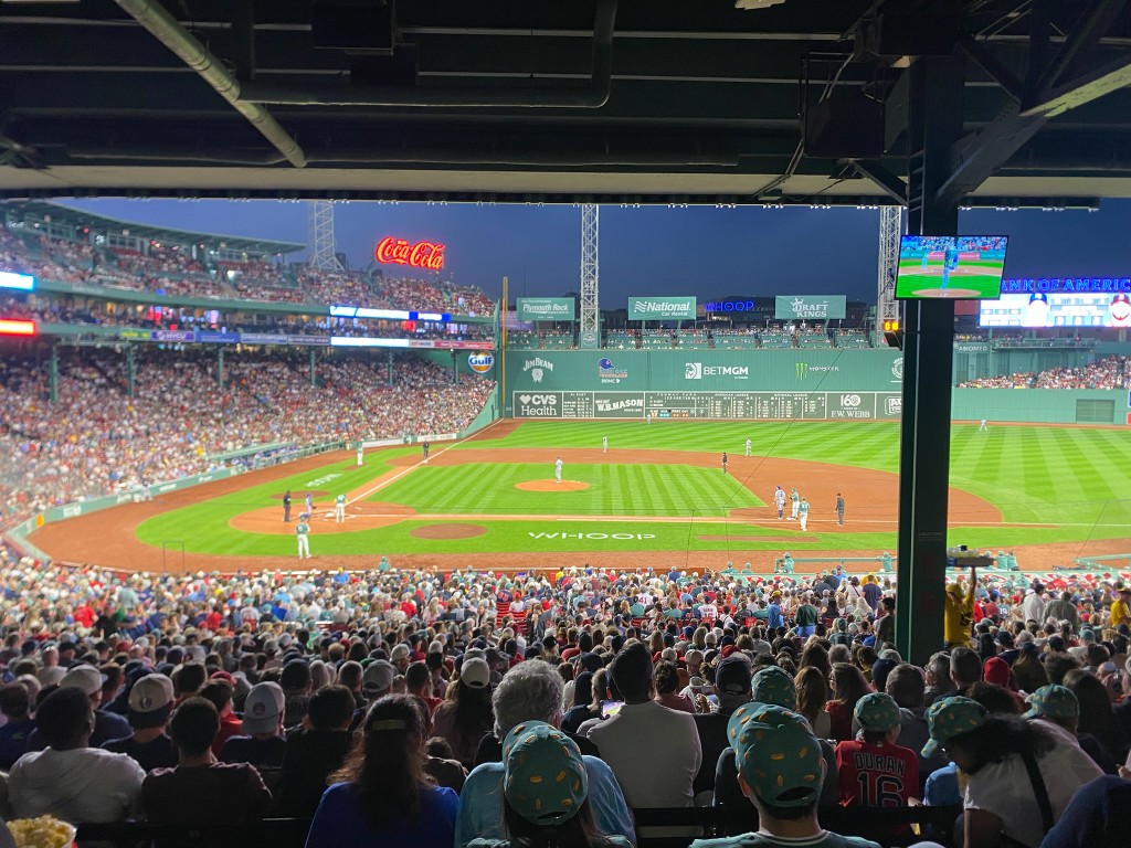 Red Sox game at Fenway Park